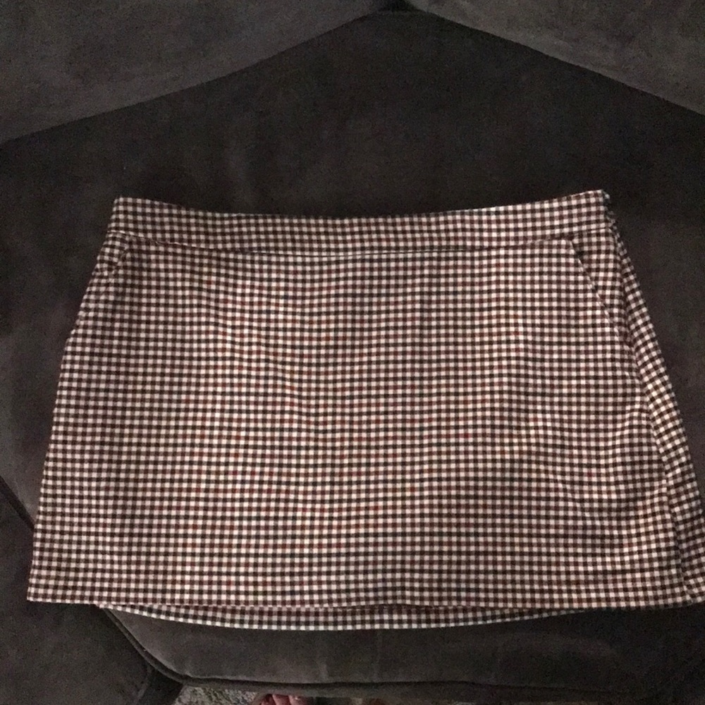 Abercrombie & Fitch, XL, skort, plaid, side zipper
